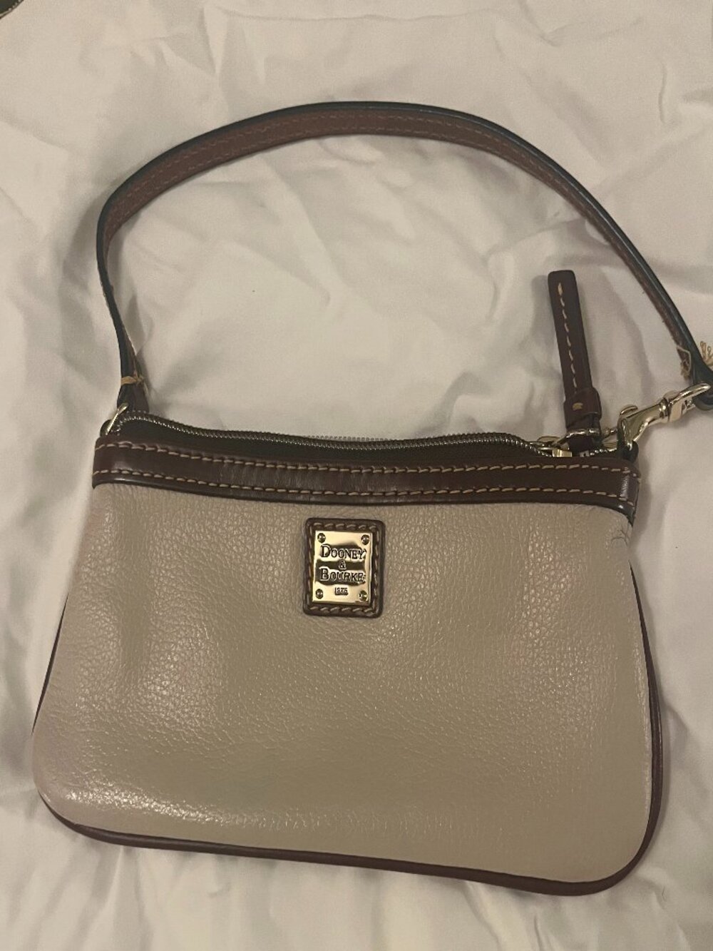 Dooney & Bourke little bone colored purse